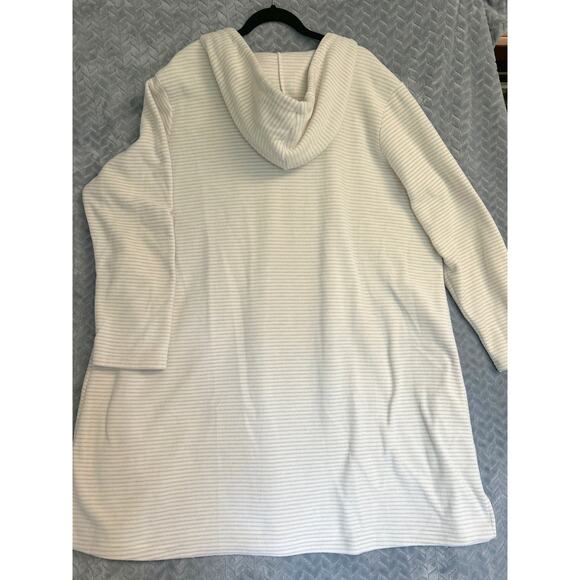 Womens Plus 3X Plush Fleece Hooded Pullover Hooded Robe Relax Soft Warm Sherpa - Picture 7 of 8